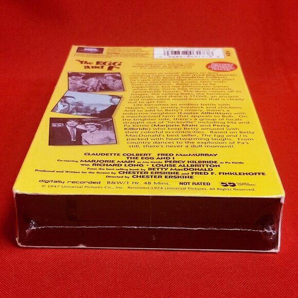 The Egg and I VHS 1997 New Sealed - Picture 5 of 8